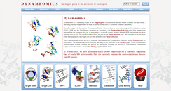 Desktop Screenshot of dynameomics.org
