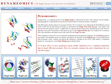 Tablet Screenshot of dynameomics.org